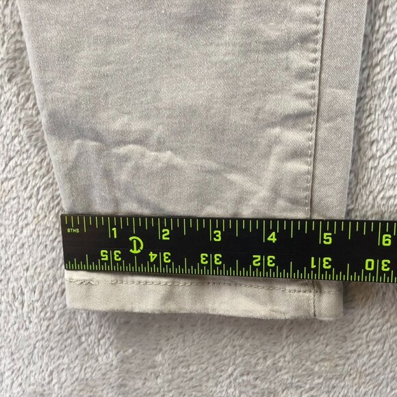 Democracy Womens Pants Size 6 "Ab"Solution Slim Straight Leg Khaki Casual Beige - Picture 7 of 11